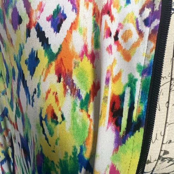 Draper & Damons Multi Color Zip Up Jacket - Size M - Picture 7 of 7